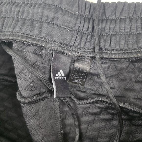 Adidas Pants Mens XLT Black Primeblue Parley Ocean Plastic Textured Zip Pockets - Picture 3 of 16